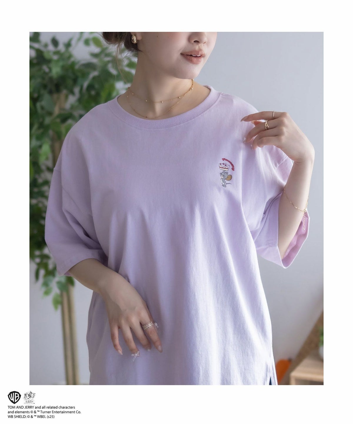 Tom and Jerry プリントTシャツ レディース ネコポス 対応商品