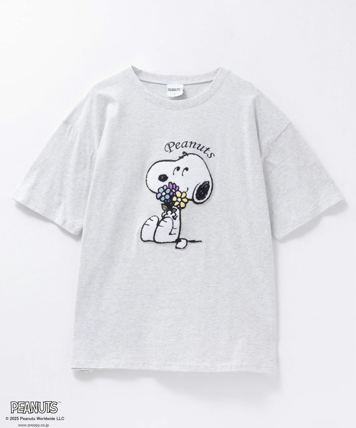 PEANUTS SNOOPY サガラ刺繍Tシャツ レディース ネコポス 対応商品