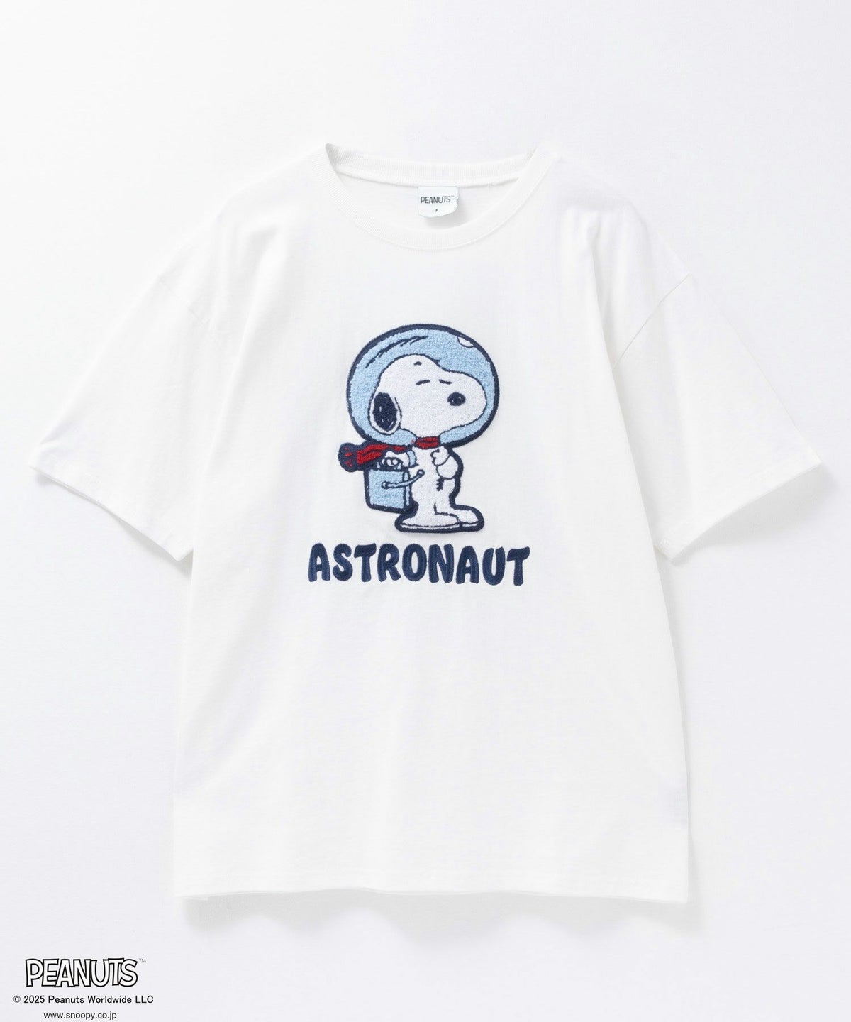PEANUTS SNOOPY サガラ刺繍Tシャツ レディース ネコポス 対応商品