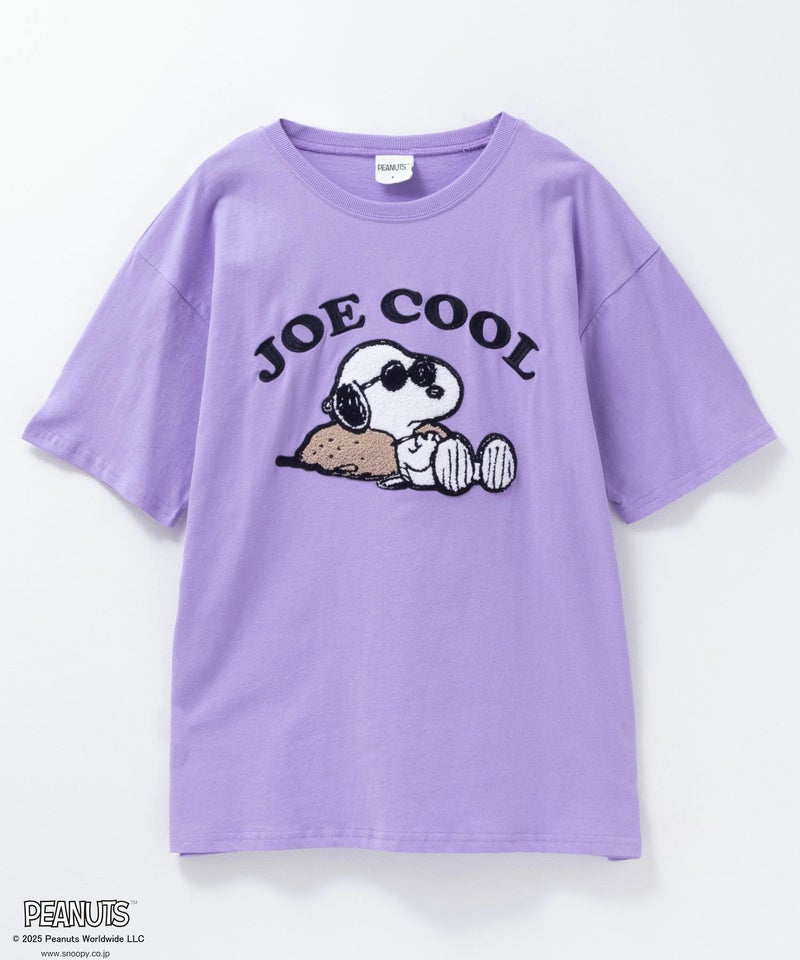 PEANUTS SNOOPY サガラ刺繍Tシャツ レディース メール便 対応商品商品画像-29