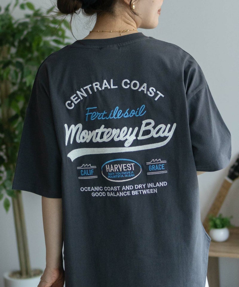 UNDERWRAPS ビッグ刺繍ラウンドTシャツ レディース メール便 対応商品商品画像-2