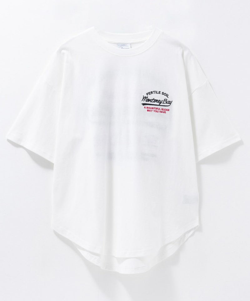 UNDERWRAPS ビッグ刺繍ラウンドTシャツ レディース メール便 対応商品商品画像-21