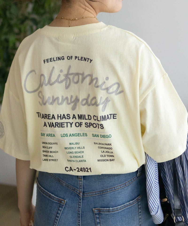 UNDERWRAPS ビッグ刺繍ラウンドTシャツ レディース メール便 対応商品商品画像-2