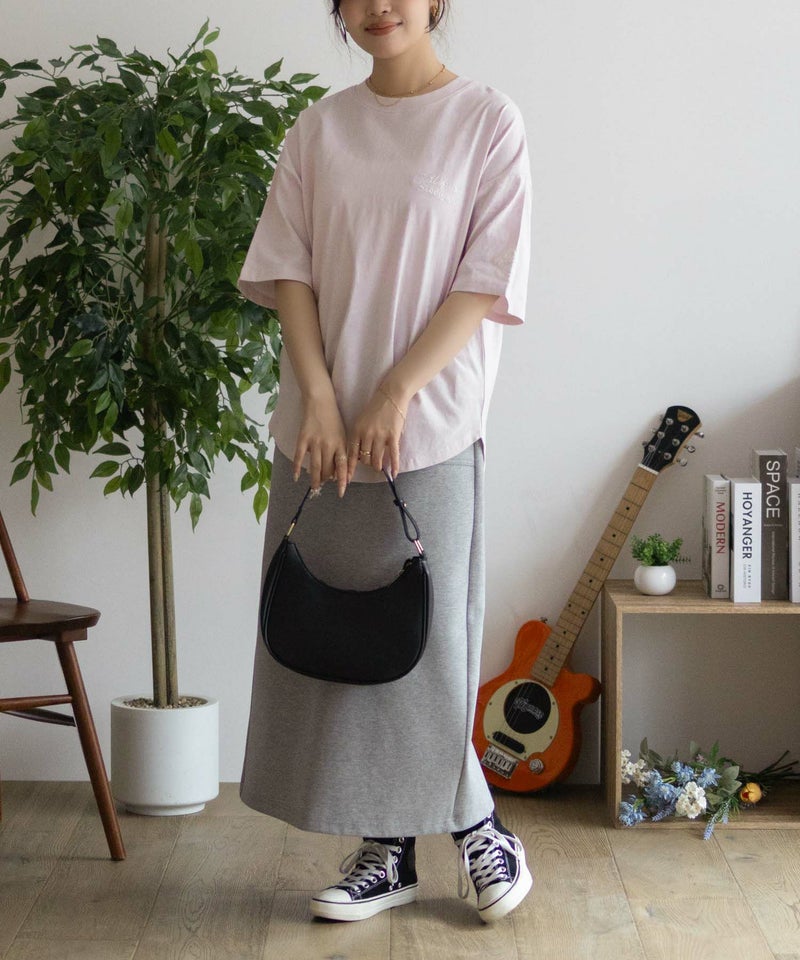 UNDERWRAPS ビッグ刺繍ラウンドTシャツ レディース メール便 対応商品商品画像-10