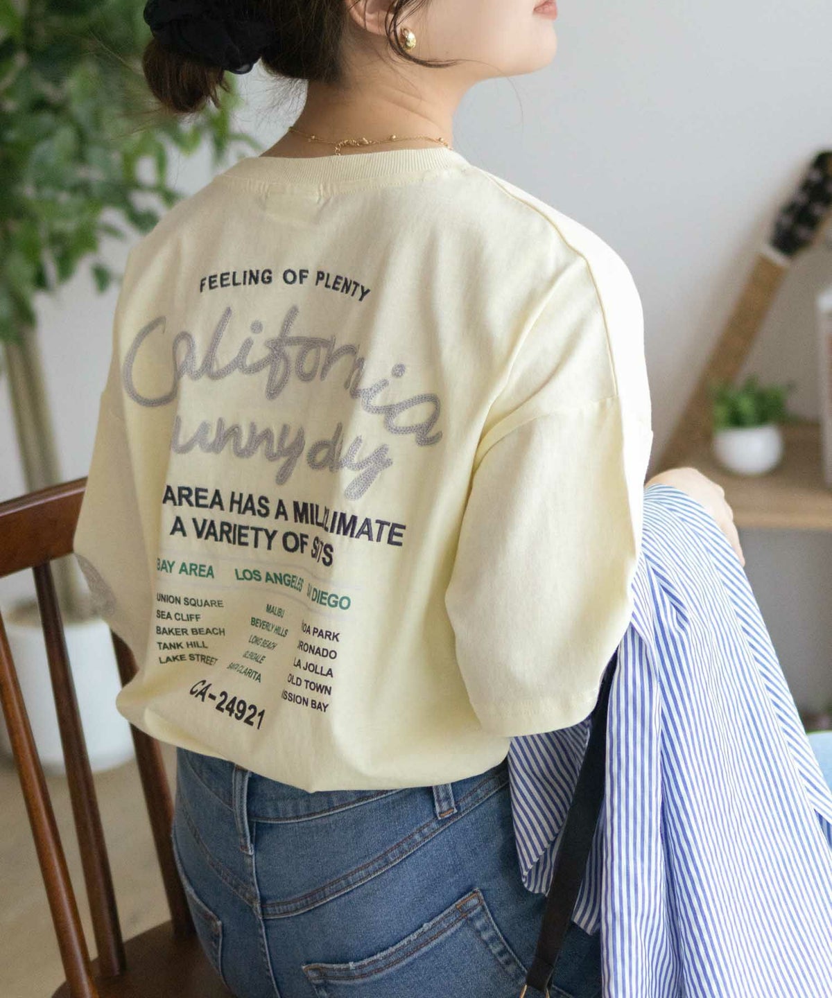 UNDERWRAPS ビッグ刺繍ラウンドTシャツ レディース ネコポス 対応商品