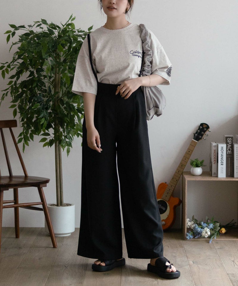 UNDERWRAPS  ビッグ刺繍ラウンドTシャツ レディース メール便 対応商品商品画像-20