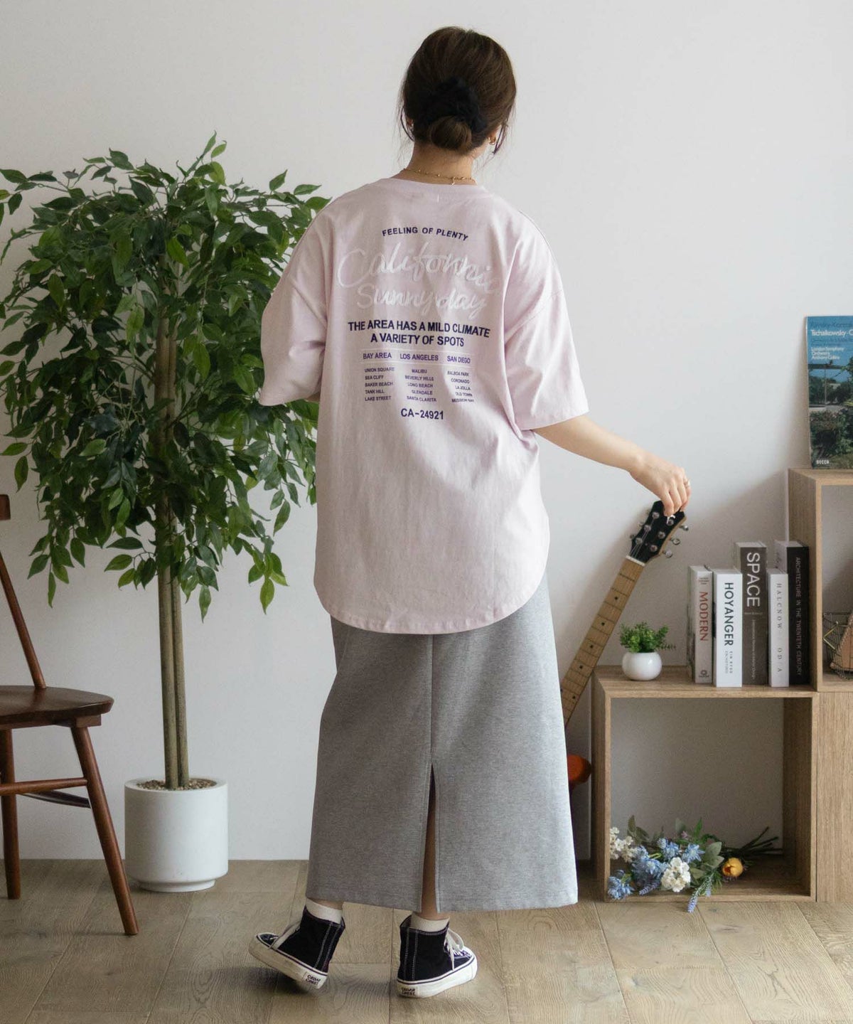 UNDERWRAPS ビッグ刺繍ラウンドTシャツ レディース ネコポス 対応商品