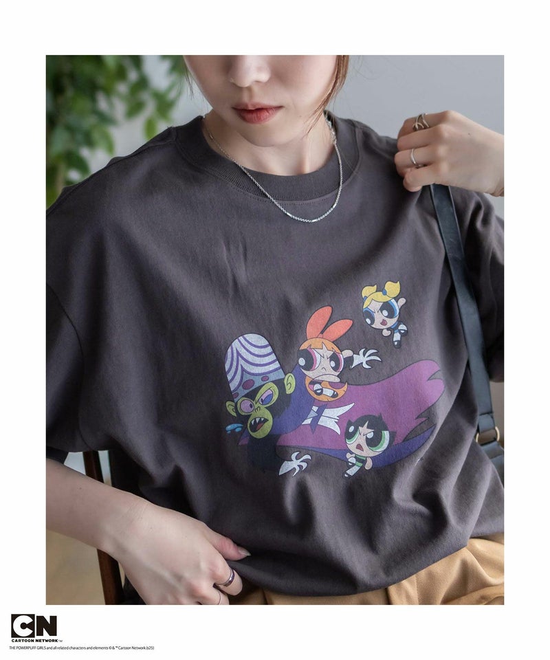 DISCUS/パワーパフ ガールズ Tシャツ レディース メール便 対応商品商品画像-2