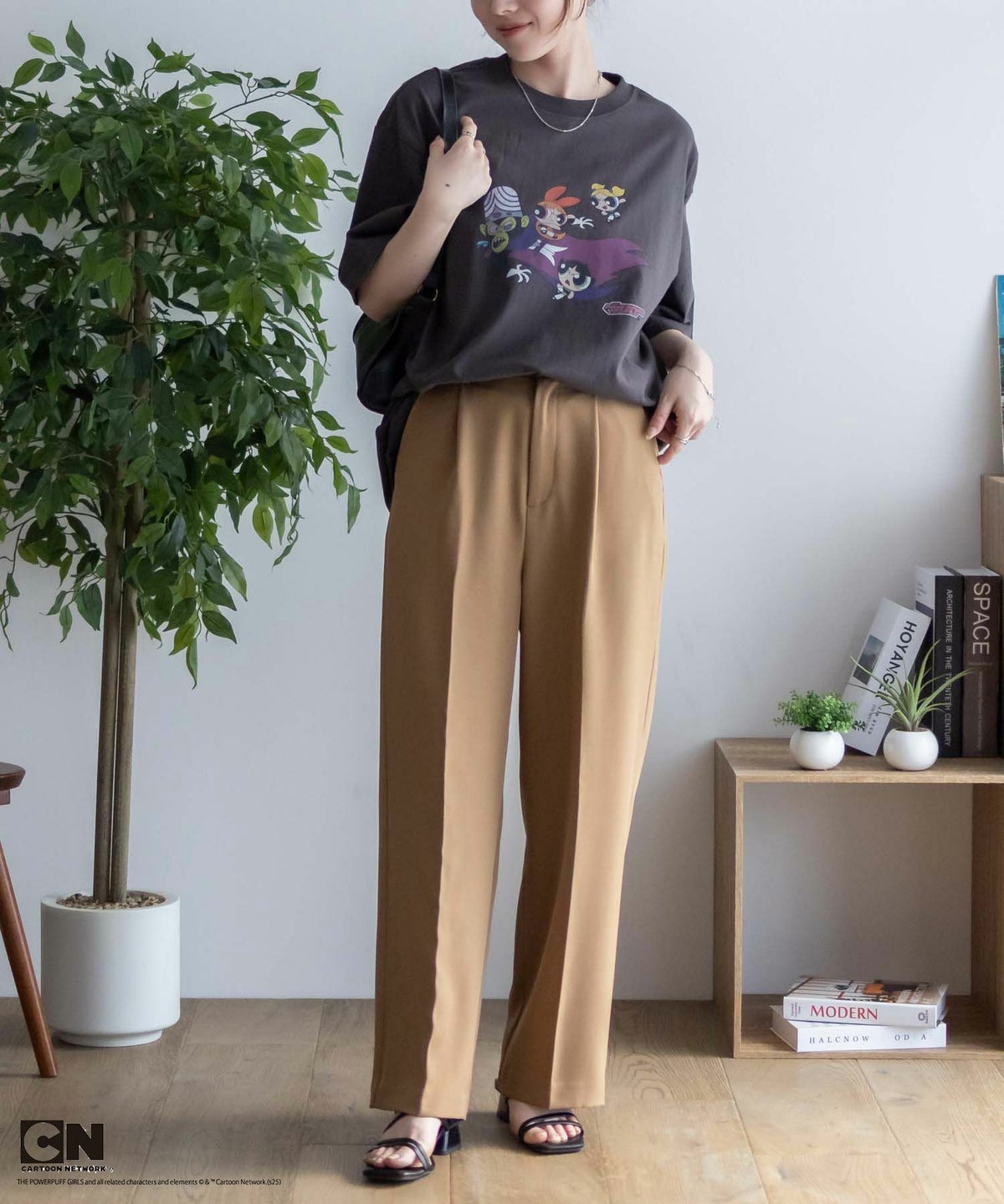 DISCUS×パワーパフ・ガールズ Tシャツ レディース ネコポス 対応商品