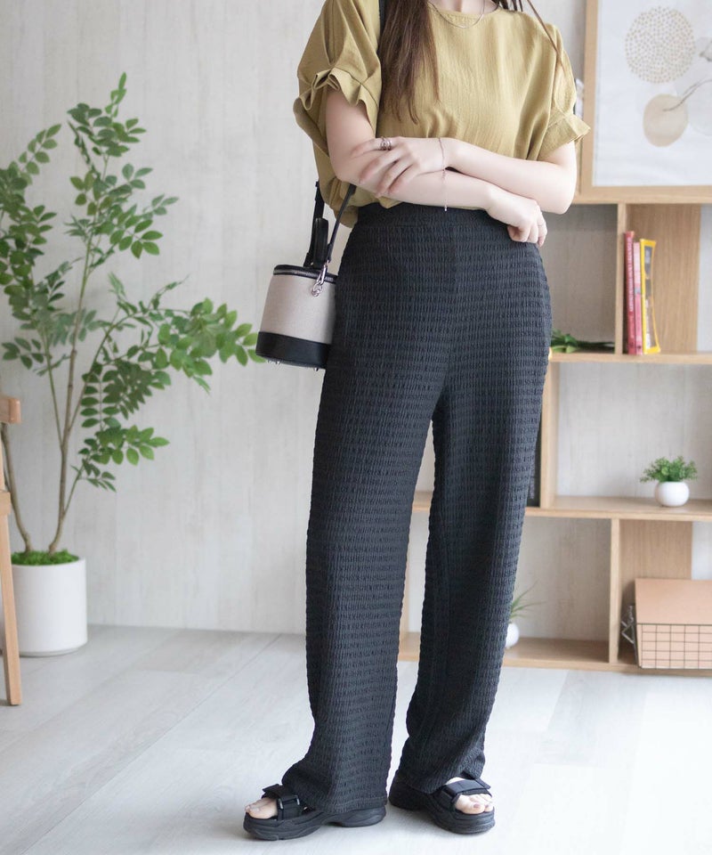 nAvy  ふくれワイドパンツ レディース商品画像-2