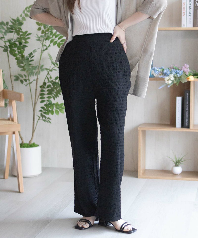 nAvy  ふくれワイドパンツ レディース商品画像-4