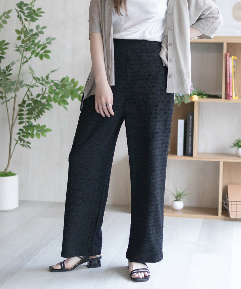 nAvy  ふくれワイドパンツ レディース商品画像-6