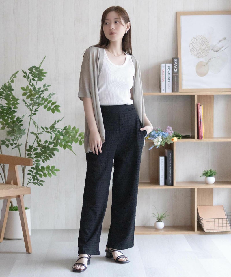 nAvy  ふくれワイドパンツ レディース商品画像-25