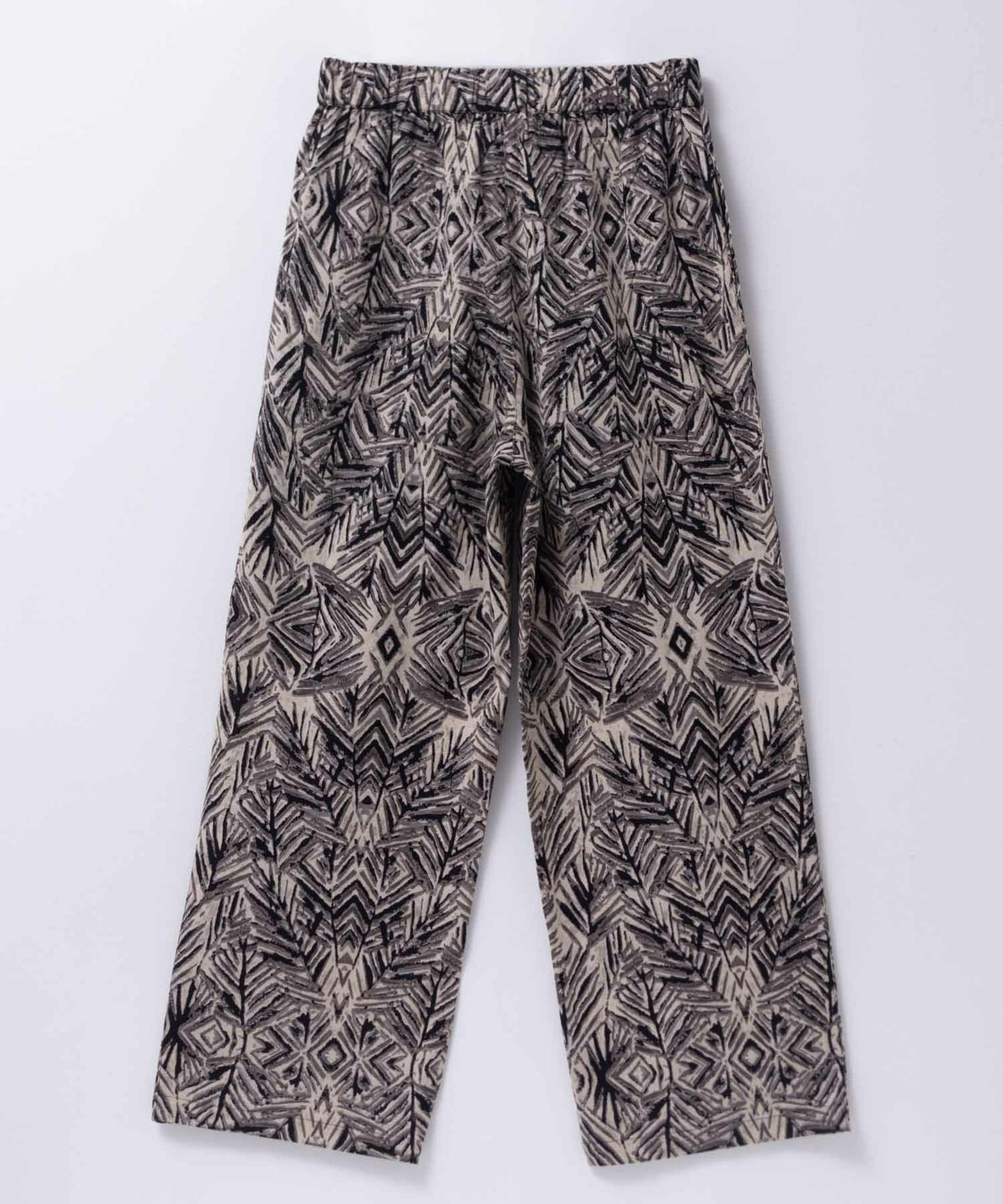 Howdy Marie インドファブリック 綿麻ワイドパンツ レディース