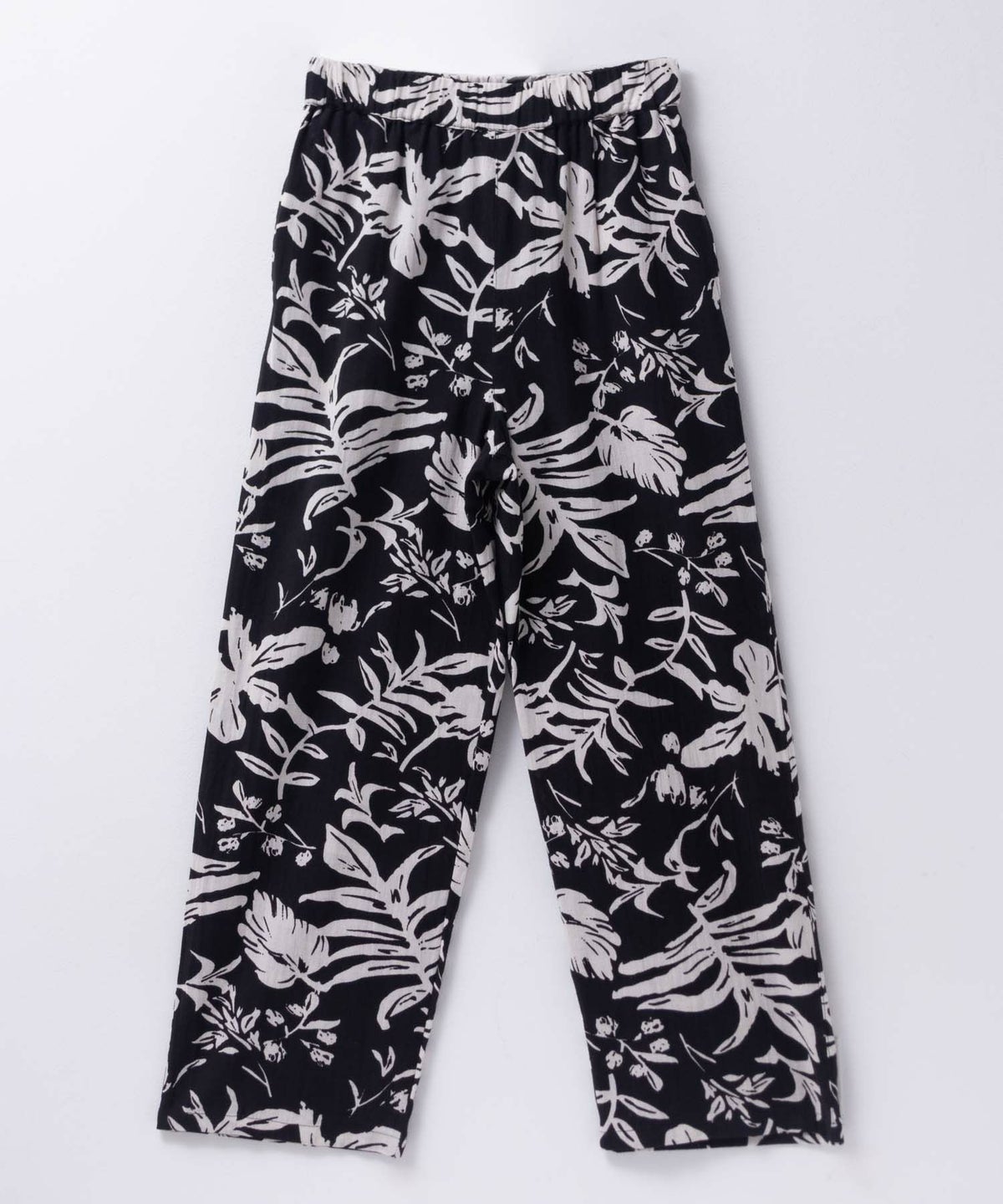 Howdy Marie インドファブリック 綿麻ワイドパンツ レディース