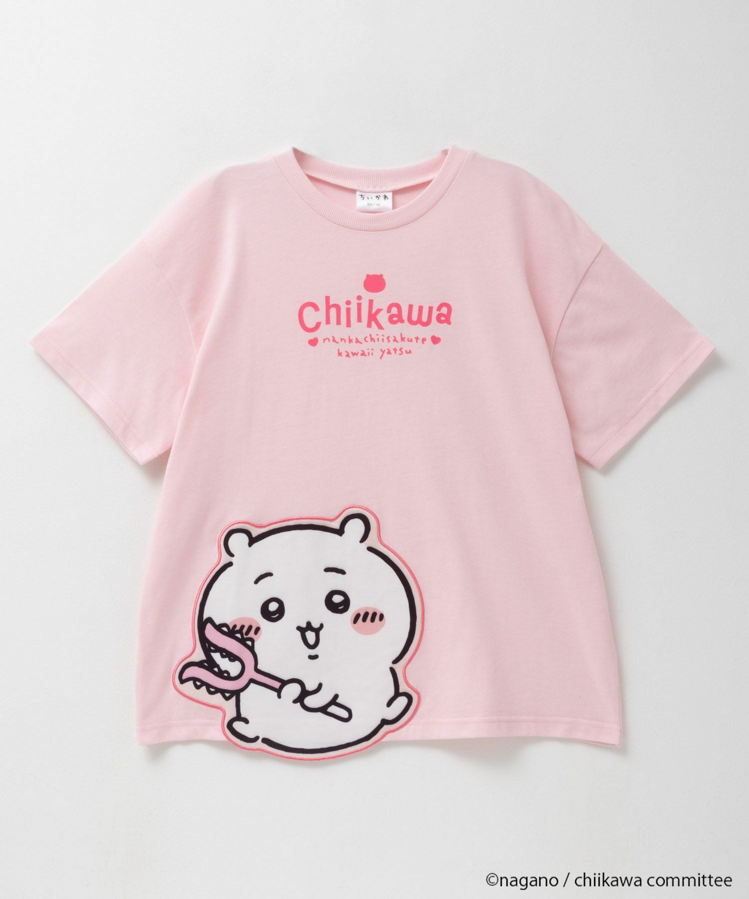 ちいかわ アップリケ半袖Tシャツ ちいかわ キッズ