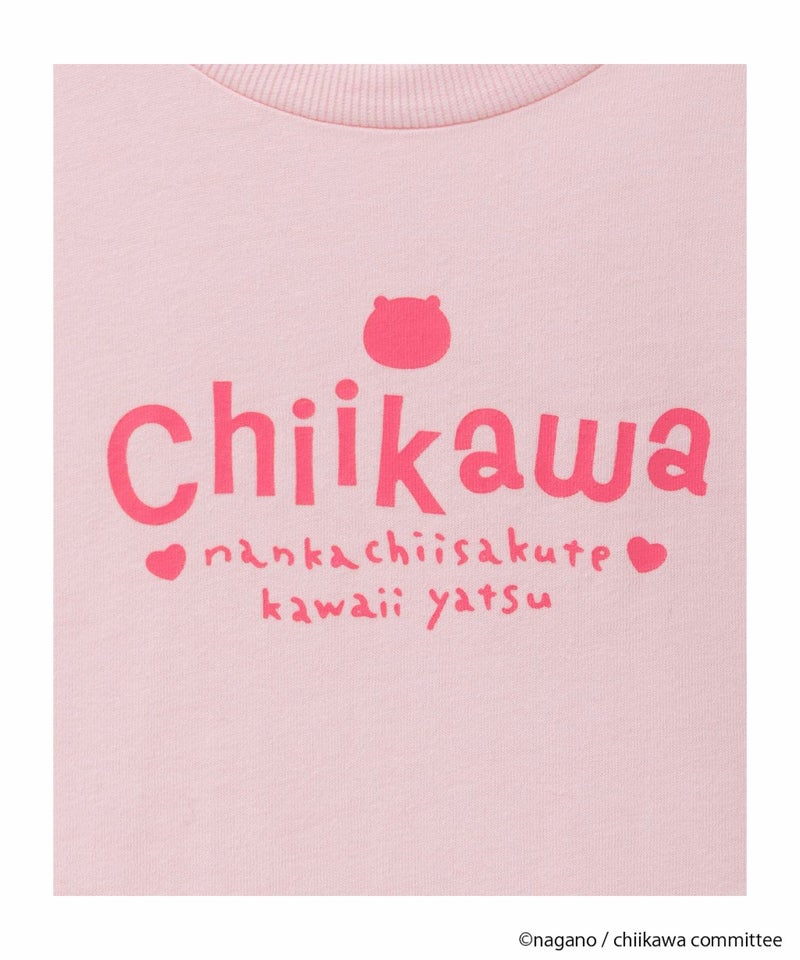 ちいかわ アップリケ半袖Tシャツ ちいかわ キッズ メール便 対応商品商品画像-3