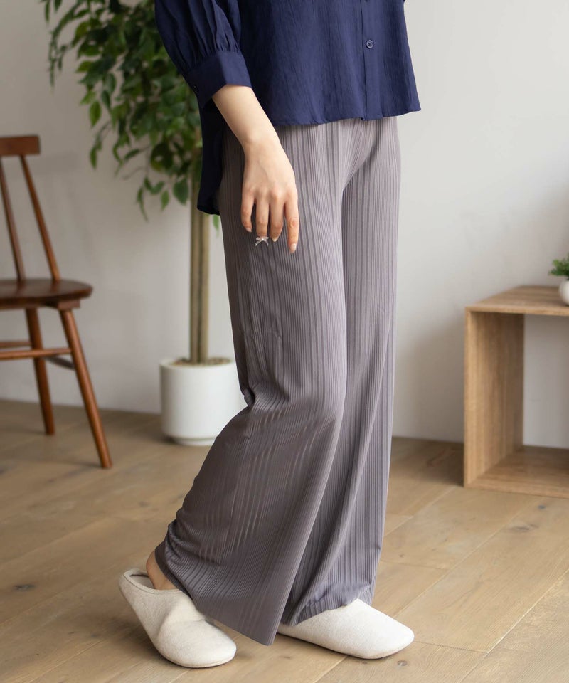 NAVY ハピ楽 セルフカットランダムテレコパンツ レディース商品画像-2