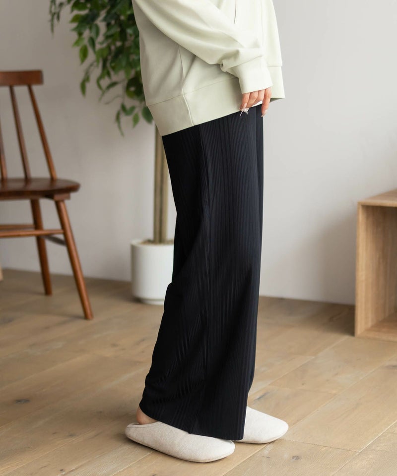 NAVY ハピ楽 セルフカットランダムテレコパンツ レディース商品画像-7