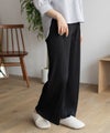 NAVY ハピ楽 セルフカットプリーツパンツ レディース商品サムネイル-2