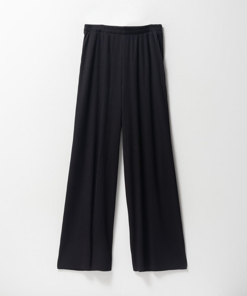 NAVY  ハピ楽 セルフカットプリーツパンツ レディース商品画像-23