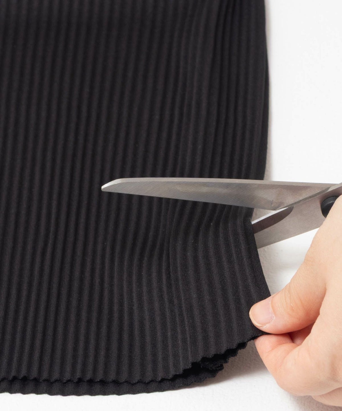 NAVY ハピ楽 セルフカットプリーツパンツ レディース