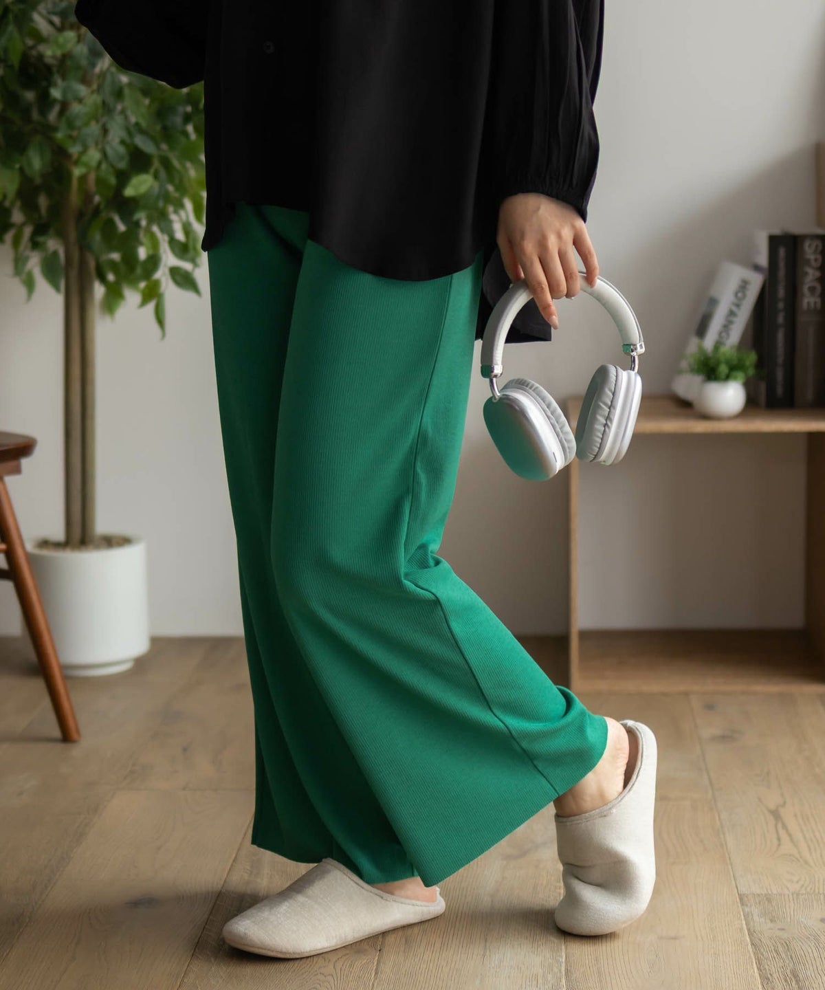 NAVY ハピ楽 セルフカットドリスパンツ レディース