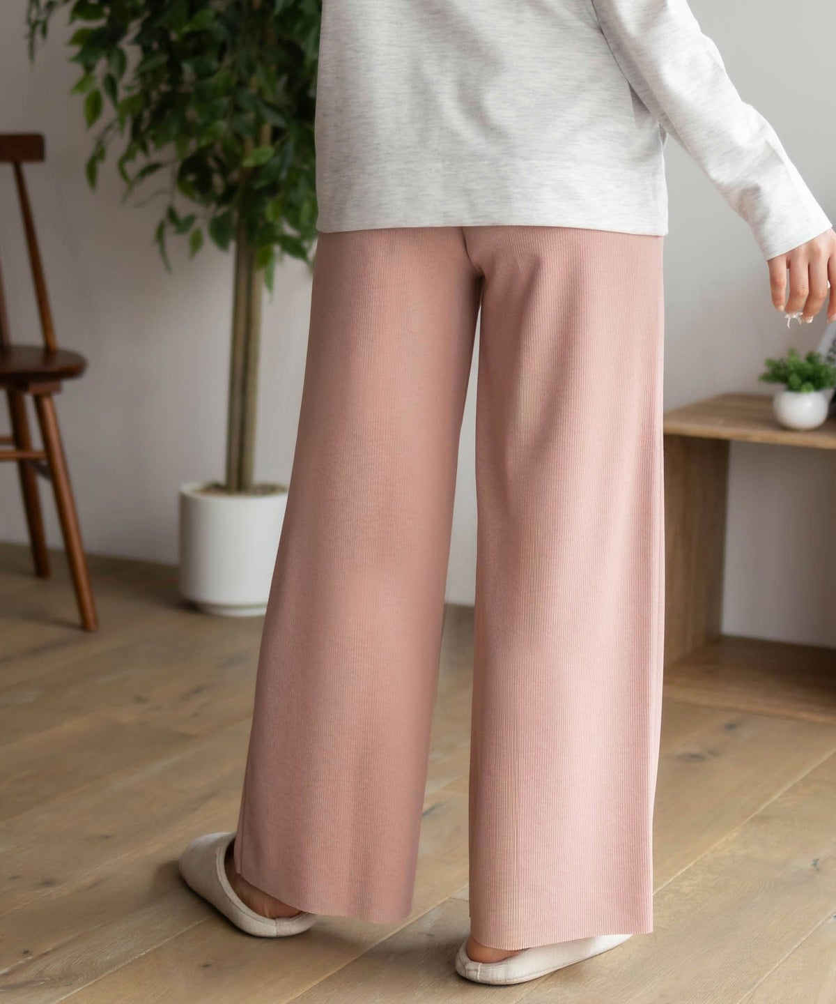 NAVY ハピ楽 セルフカットドリスパンツ レディース