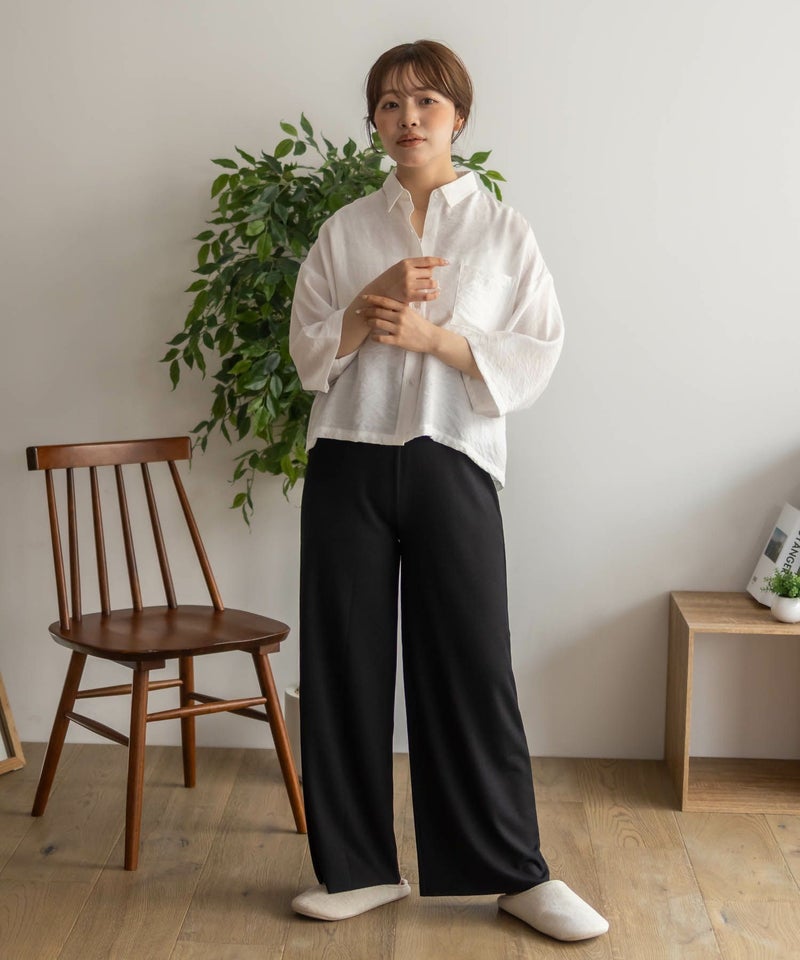 NAVY ハピ楽 セルフカットドリスパンツ レディース商品画像-36