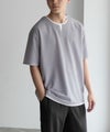 NAVY SARARI 接触冷感 キーネックフェイクレイヤードTシャツ メンズ メール便 対応商品商品サムネイル-8