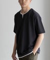 NAVY SARARI 接触冷感 キーネックフェイクレイヤードTシャツ メンズ メール便 対応商品商品サムネイル-11
