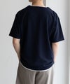NAVY SARARI 接触冷感 キーネックフェイクレイヤードTシャツ メンズ メール便 対応商品商品サムネイル-19