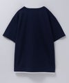 NAVY SARARI 接触冷感 キーネックフェイクレイヤードTシャツ メンズ メール便 対応商品商品サムネイル-30