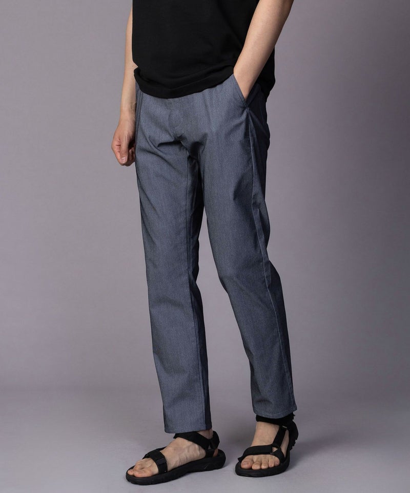 NAVY SARARI 裏メッシュドビーストレートパンツ メンズ商品画像-17