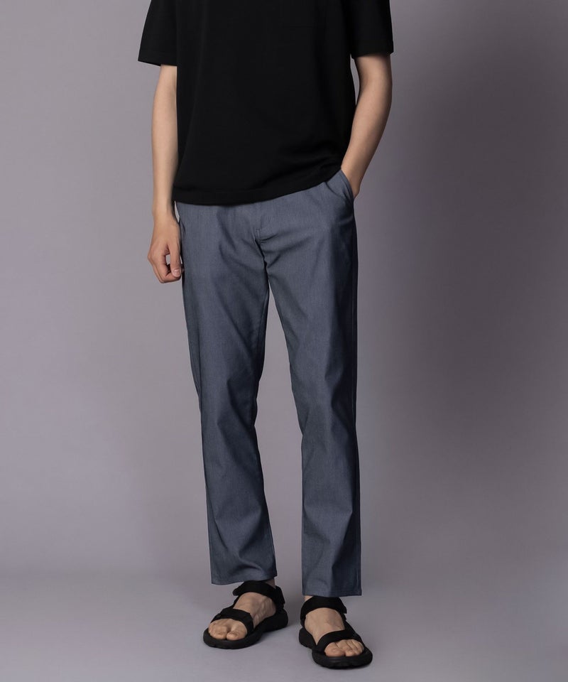 NAVY SARARI 裏メッシュドビーストレートパンツ メンズ商品画像-18