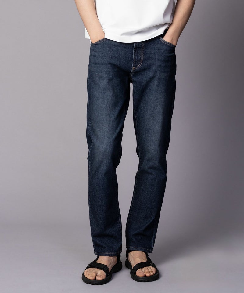[期間限定価格]NAVY SARARI COOL デニムストレートパンツ メンズ商品画像-1