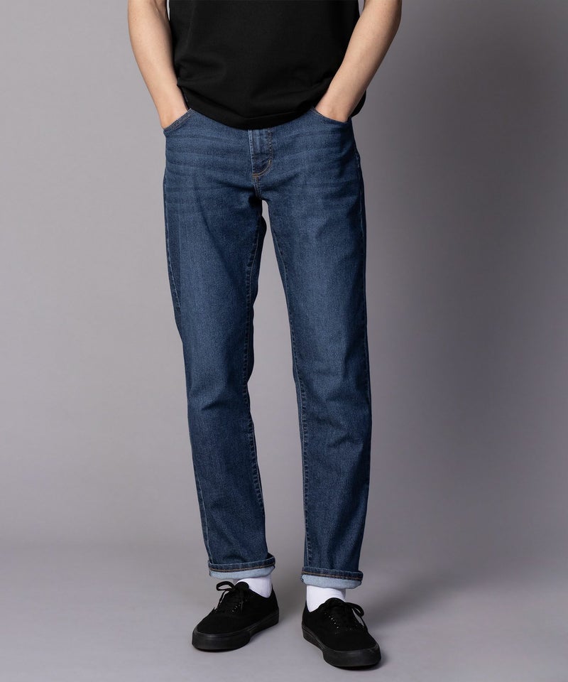 [期間限定価格]NAVY SARARI COOL デニムストレートパンツ メンズ商品画像-2
