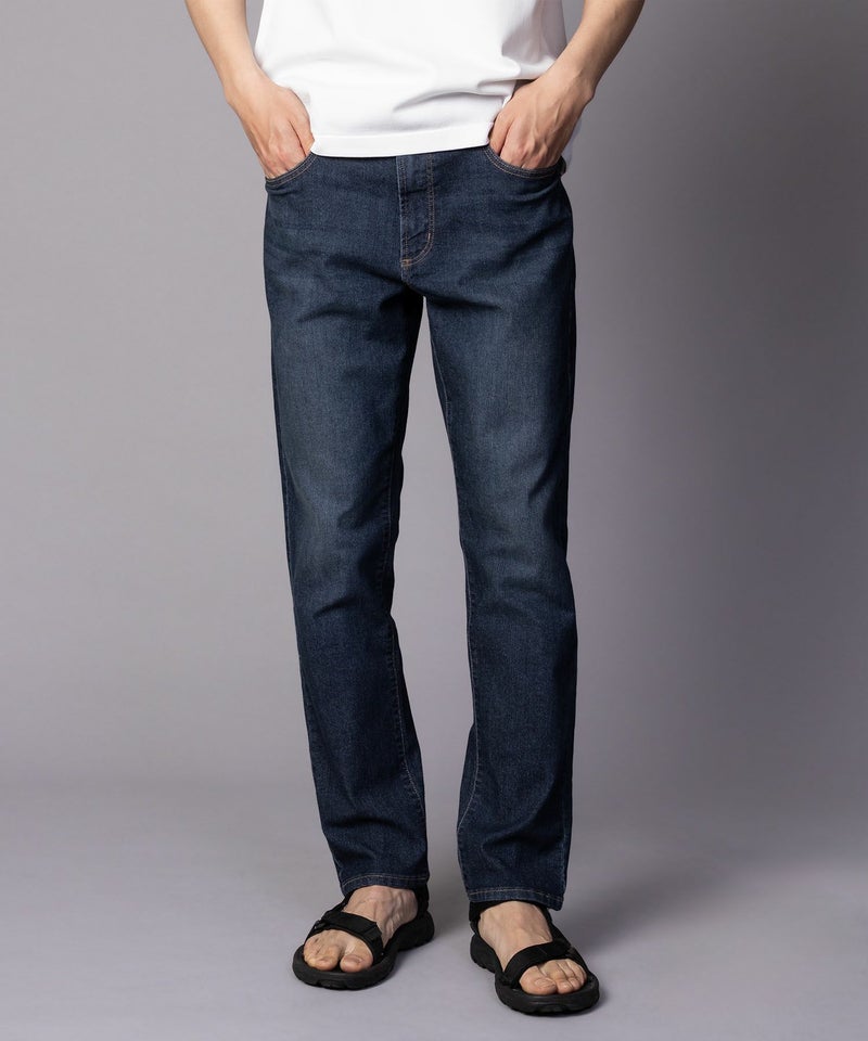 [期間限定価格]NAVY SARARI COOL デニムストレートパンツ メンズ商品画像-3