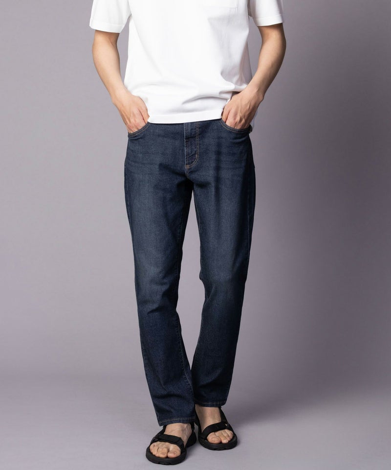 [期間限定価格]NAVY SARARI COOL デニムストレートパンツ メンズ商品画像-5