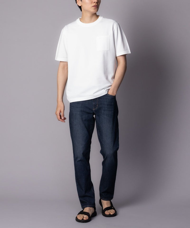 [期間限定価格]NAVY SARARI COOL デニムストレートパンツ メンズ商品画像-9