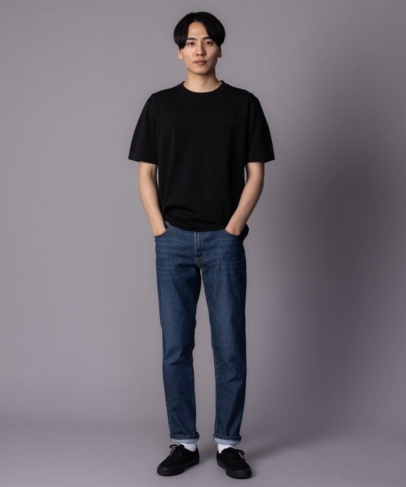 [期間限定価格]NAVY SARARI COOL デニムストレートパンツ メンズ商品画像-25