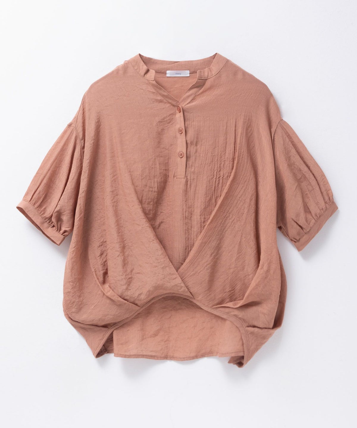 nAvy 裾タックスキッパーブラウス レディース