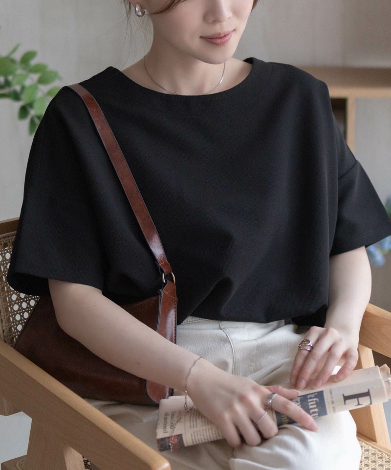 nAvy SARARI  ミニワッフルスリットプルオーバー レディース メール便 対応商品商品画像-2