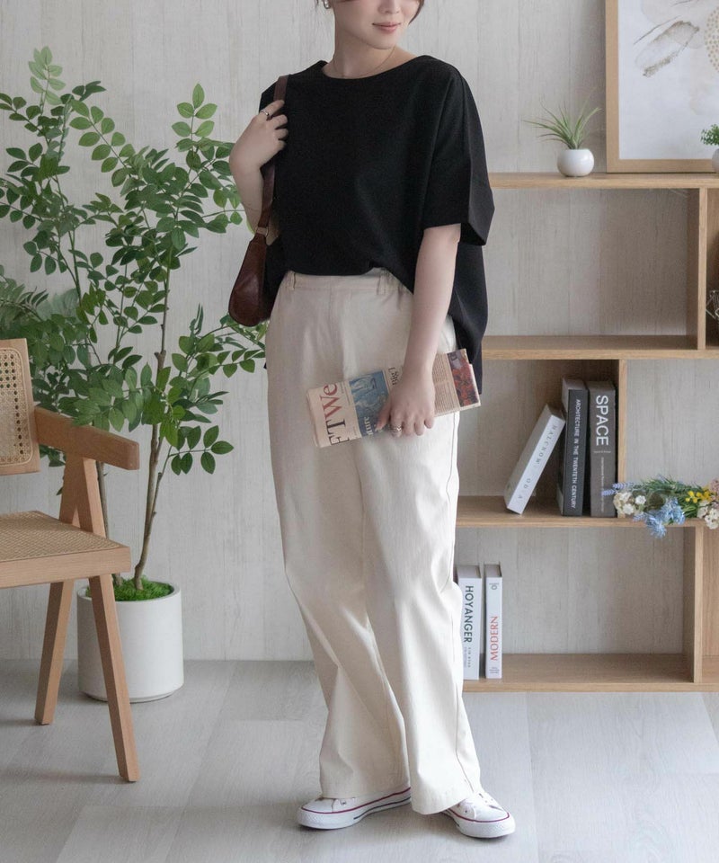 nAvy SARARI ミニワッフルスリットプルオーバー レディース メール便 対応商品商品画像-15