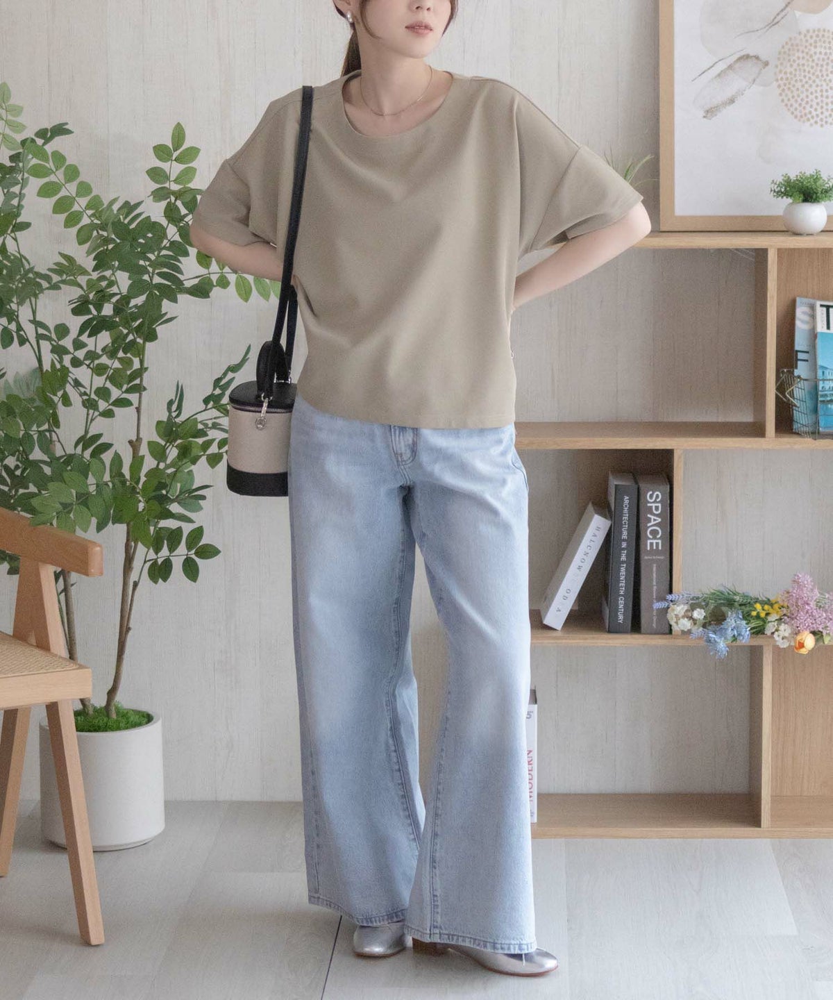 nAvy SARARI ミニワッフルスリットプルオーバー レディース ネコポス 対応商品