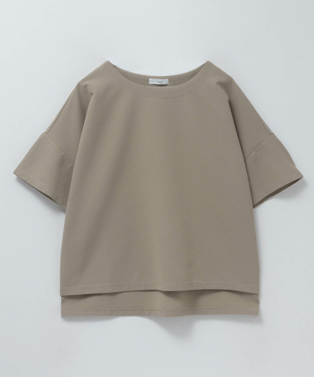 nAvy SARARI ミニワッフルスリットプルオーバー レディース ネコポス 対応商品