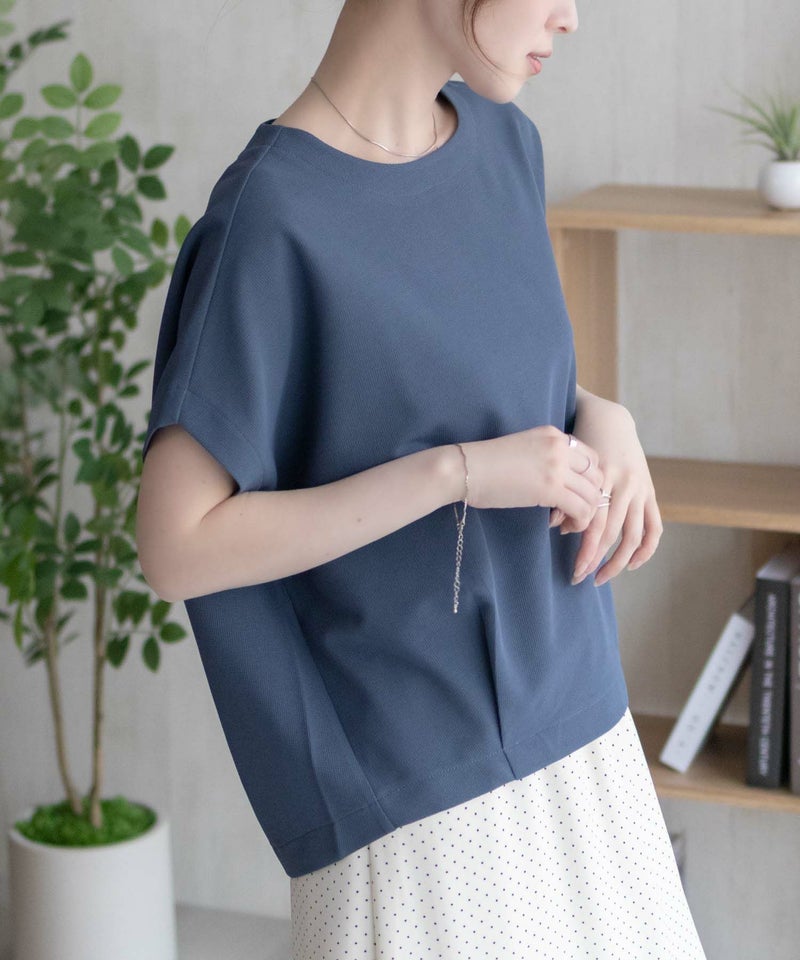 nAvy SARARI ミニワッフル裾タックプルオーバー レディース メール便 対応商品商品画像-8