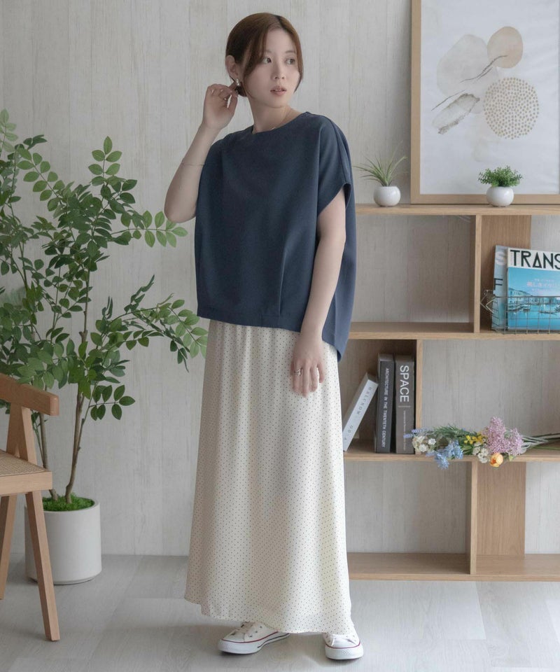 nAvy SARARI  ミニワッフル裾タックプルオーバー レディース メール便 対応商品商品画像-30