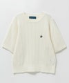 BEVERLY HILLS POLO CLUB ケーブルクルー半袖ニット レディース商品サムネイル-23
