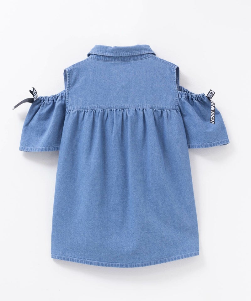 RICH MIX 肩あきブラウス キッズ商品画像-4